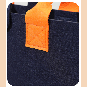 Wholesale Fashion Felt Handbags Custom Logo Colorful Felt Shopping Gift Bag Felt Tote Bag Custom Logo Eco-Friendly Casual Large Capacity Felt Tote Women Felt Bag Handbags Wool Felt Shopping Bag