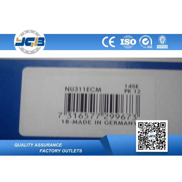 NU310ECM NU311ECM Single Row Cylindrical Roller Bearing For HInteral Combustion Engine