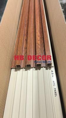 Panneau à flûte Wpc extérieur personnalisable avec une profondeur de flûte de 5 mm et une texture en relief