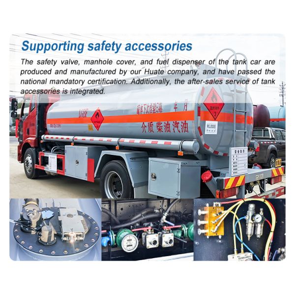 4x2 Dongfeng Small Oil Tanker Truck Horsepower 150hp Load Capacity 1 - 10T