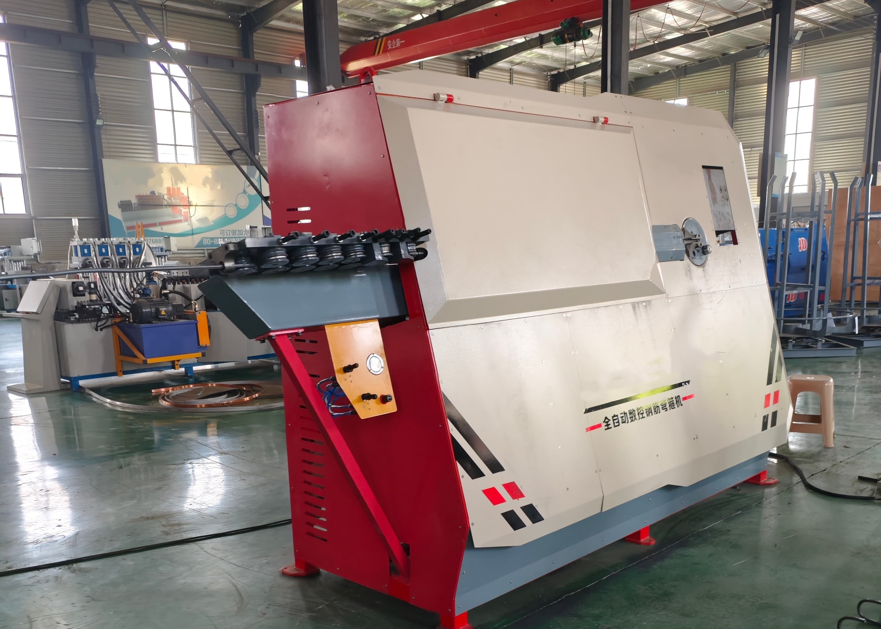 Model FF60 Cnc Flat Iron Clamping Machine For Transportation Industry Clamp Manufacturing