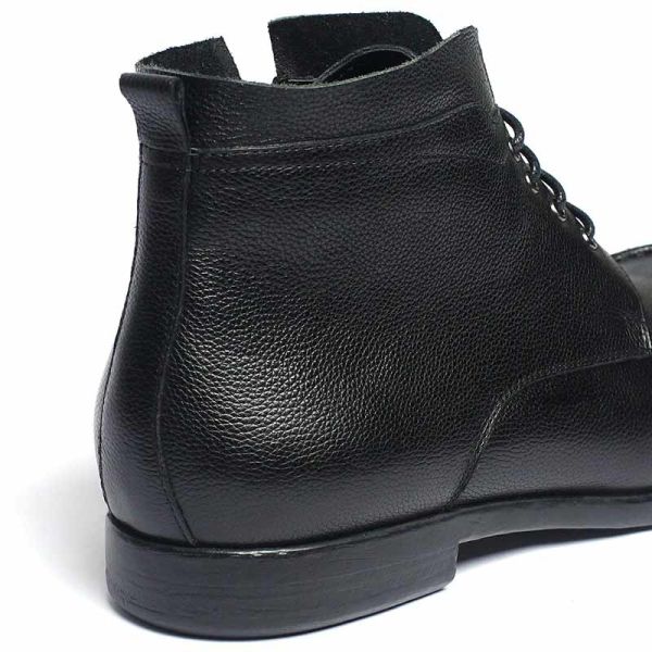 Logo Customized Winter Lace Up Mens Leather Dress Boots