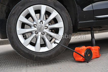 Portable bike tyre pump with pressure gauge electric hydraulic jack