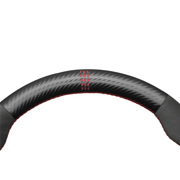 Mewant brand carbon fiber plus vegan suede steering wheel cover for Holden Commodore Astra Calais 2018-2020 interior accessories