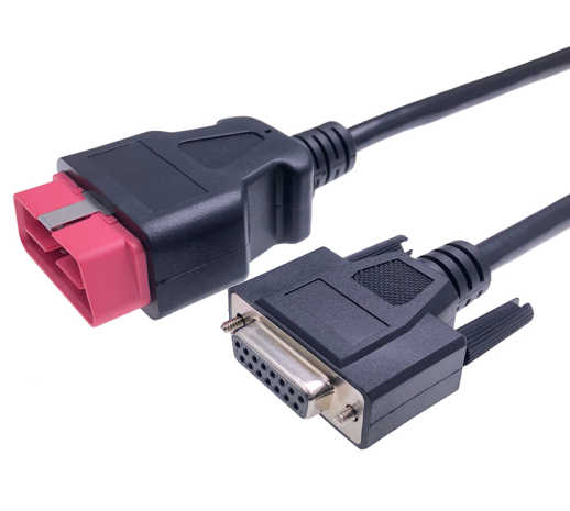 PVC/ABS Style OBD Power Cable Female OBD II to Cigarette Lighter Extension