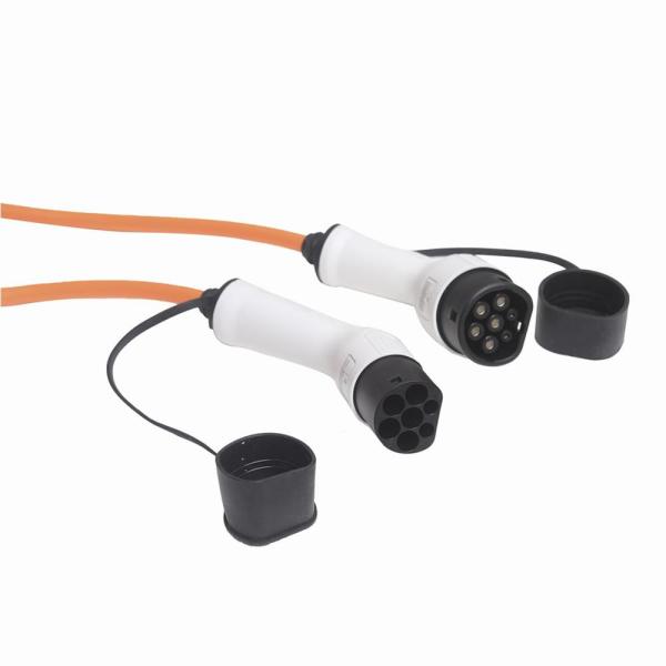 22kW 3 Phase 480V Type 2 To Type 2 Ev Charging Cable 10m IP55