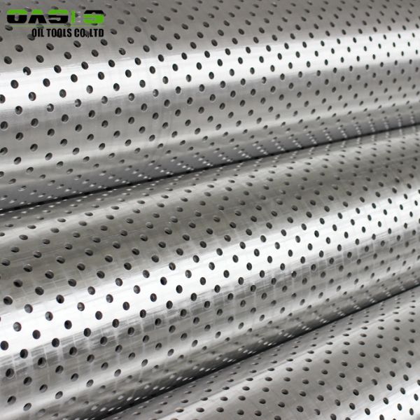 Customized Size Perforated Metal Pipe , Anti Corrosion 4 Inch Well Screen