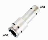 4mm - 16mm Brass One Touch Push-in Fitting Slot Type , Pneumatic Tube Fittings