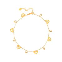 Calcanhares personalizados de ouro 18K: nome personalizado e desenhos iniciais
