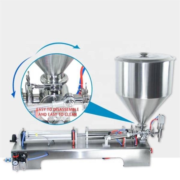 Semi Automatic Pneumatic Packaging Machine Filled With Honey Peanut Butter Ketchup Soy Sauce Jam Bottle