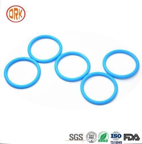 0.5mm - 1000mm 568 Anel de borracha de silicone azul de vedação Anel de borracha RoHS Anel O plano