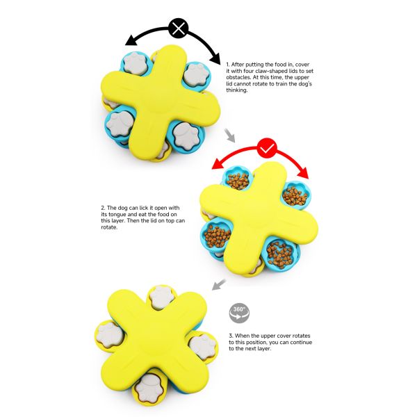 Toy Puzzle Dogs Pet Dog IQ Training Treat Dispensing and Mental Stimulation