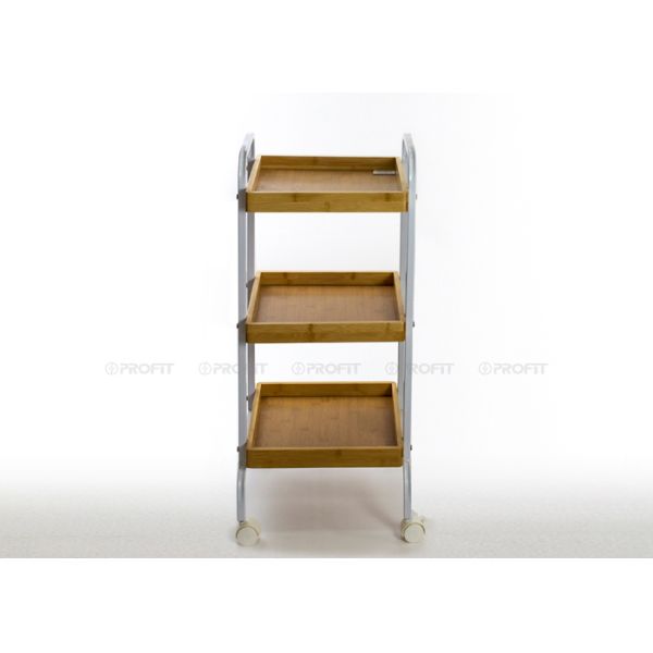 15KG H70cm Kitchen Storage Trolley With Removable Trays