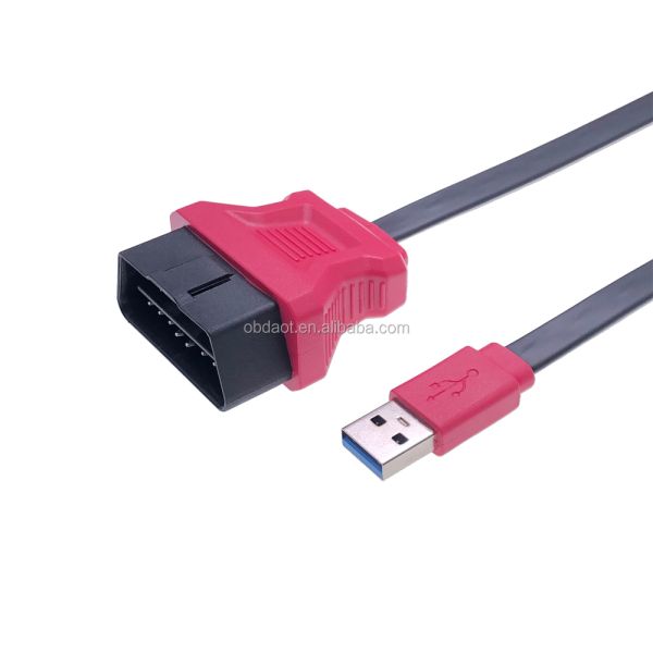 All Cars OBD2 USB Cable Connector 1m Length USB Player for All Vehicles