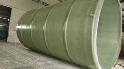 High Temperature Reinforced Fiberglass Pipe Customized Normal Temperature