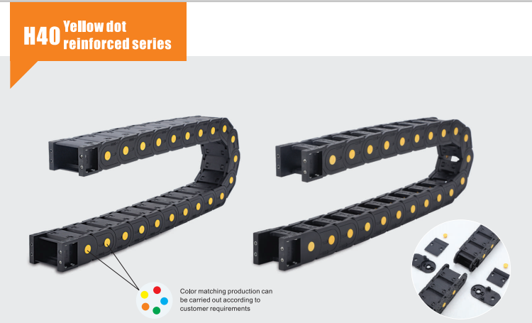 Микро- пластикового Towline цепи 100mmx40mm сопротивления упругой конструкции регулируемое