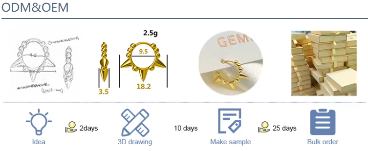 Minimaliste plaqué en or 925 Argent Diamant Boucle d'oreille 925 Lumineux Boucle d'oreille d'argent