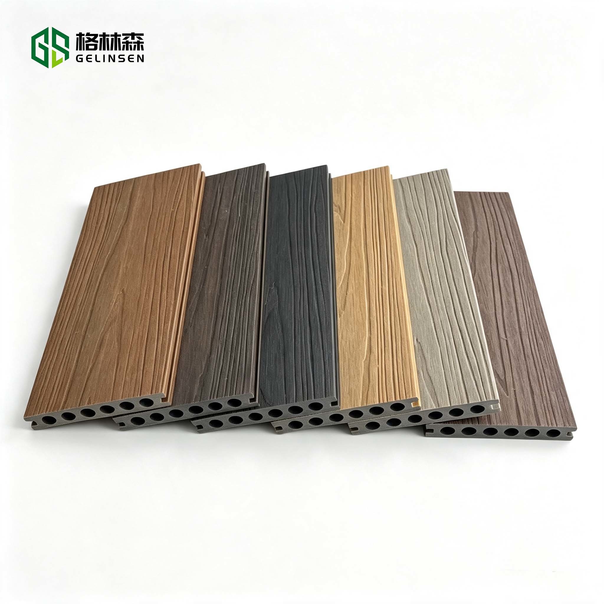 WPC Decking 140×25mm UV-Resistant 3D Embossed Outdoor Flooring Non-Fading for Poolside