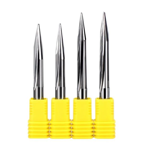Hotsale HardBa 2F Straight Slot Sharp Knife Tungsten Steel For Density Board,Plywood,Cork CNC Wood Bit