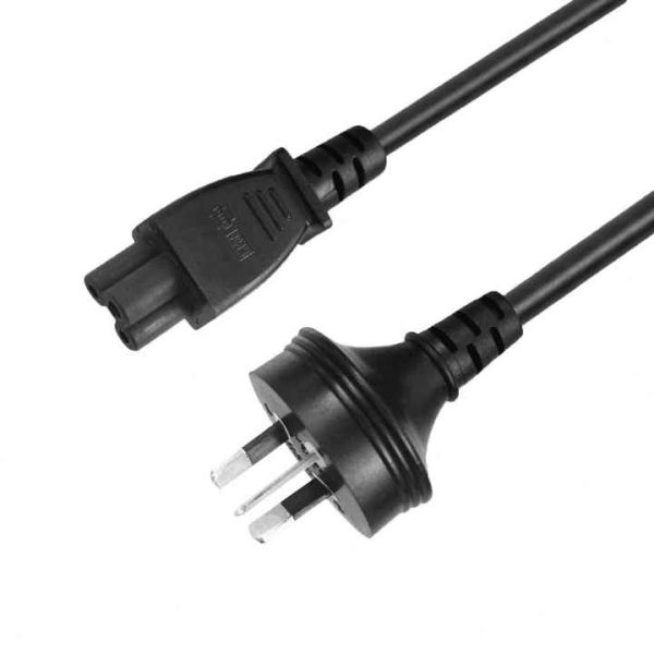 AU Plug to IEC C5 Power Cord 3 Core 1.8M 240V 2.5A Australian 3 Pin Cloverleaf Cable for Laptop Adapter and Projector