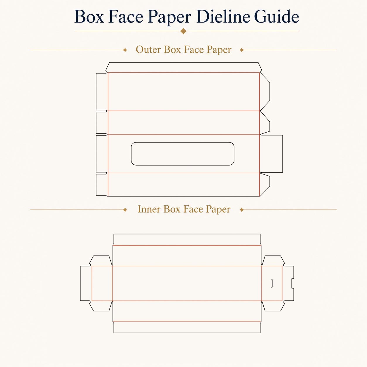 Slim Drawer Box for Cosmetic Packaging Velvet Insert Window