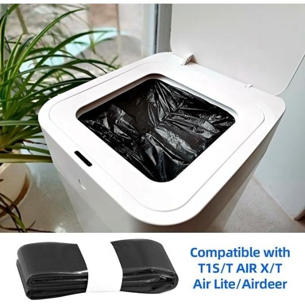 Multi-Purpose Continuous Garbage Bag Heavy-Duty Automatic Trash Can Refill Rings HDPE Trash Bag Refill Rings 95Pcs Universal Fit Factory Direct Trash can bags