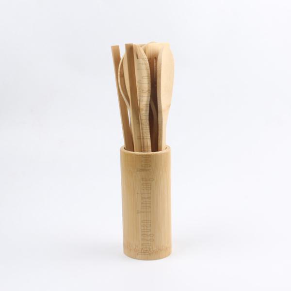 Bamboo Kitchenware Set for Nonstick Cookware - Eco Friendly Utensils