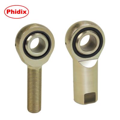 SPM/SPF Series Rod Ends ️ Self-Lubricating Nylon Raceway with Zinc & Dichromate Coating∙ Design resistente à corrosão/usura e baixa umidade para sistemas industriais de movimento