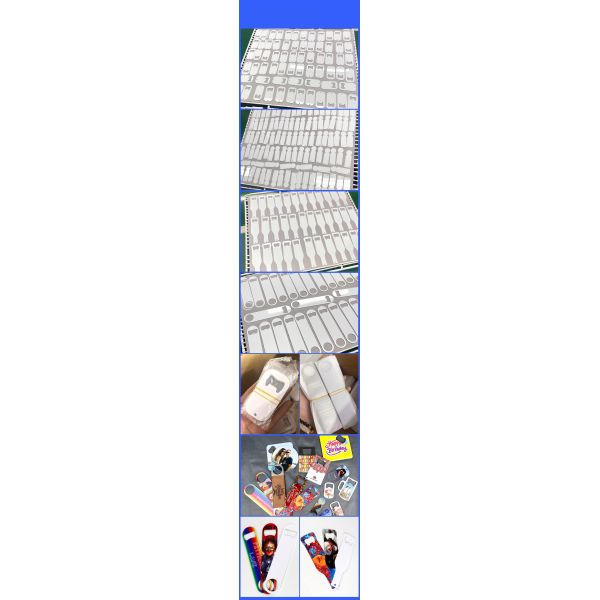 Sublimation Blank Bottle Opener Stainless Steel Beer Bottle Opener Anti Corrosion
