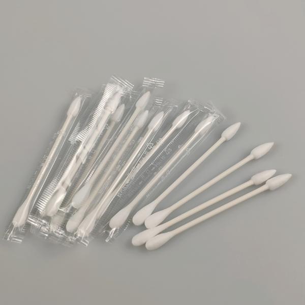 Professional Salon Cotton Swabs Individually Wrapped Round / Pointed Tips For Lash Extensions Spa Use