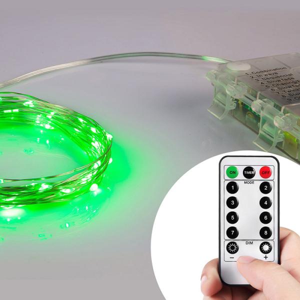 13 Key IR Remote Control 3*AA Battery Operated LED String Lights For Christmas, Party, Festival Decoraction