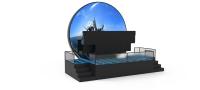 4D 9D Flying Cinema VR Dome with Curved Screen for Theme Parks