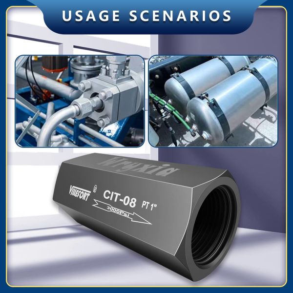Compact Design Hydraulic Check Valve with High Tensile Strength and Stable Valve Body for Dump Trucks