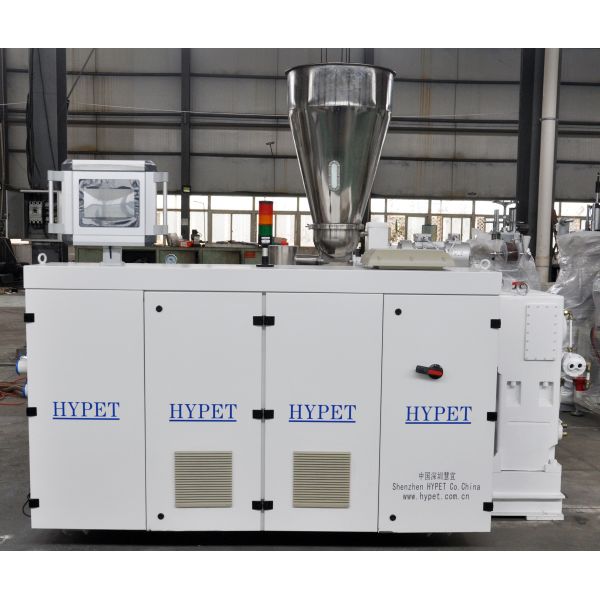 máquina gêmea cônica plástica plástica 550kg/H da extrusora de parafuso da máquina ZS80/156 da extrusora do parafuso gêmeo