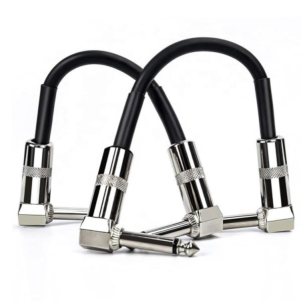 1/4 TS Jack Electric Braid Pedal Guitar Patch Lead Stereo Instrument Cable