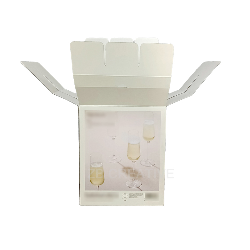 Laminated Custom Folding Carton Box Full-Color Printed Tuck Style Closure Glass Bottle Gift Retail Packaging