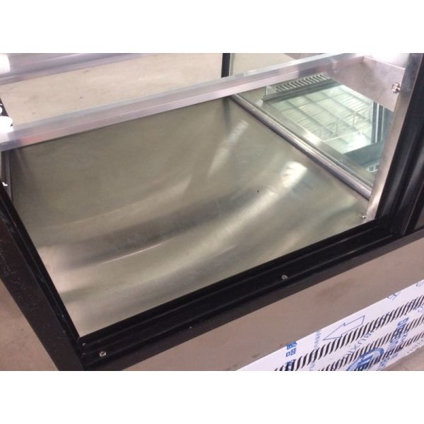 Double-Temperature Cake Showcase Fridge Display Case Bakery Cooling Cakes Glass Showcase