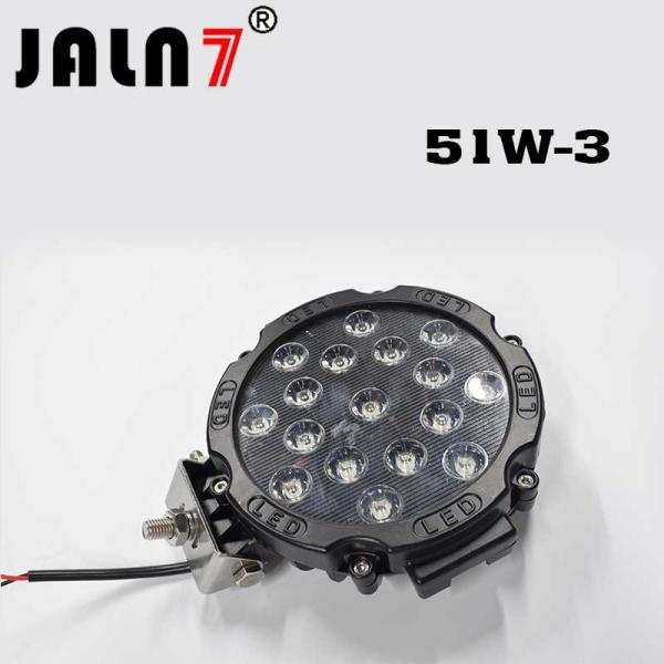 Led Work Light JALN7 51W Car Driving Lights Fog Light Off Road Lamp Car Boat Truck SUV JEEP ATV Led Light