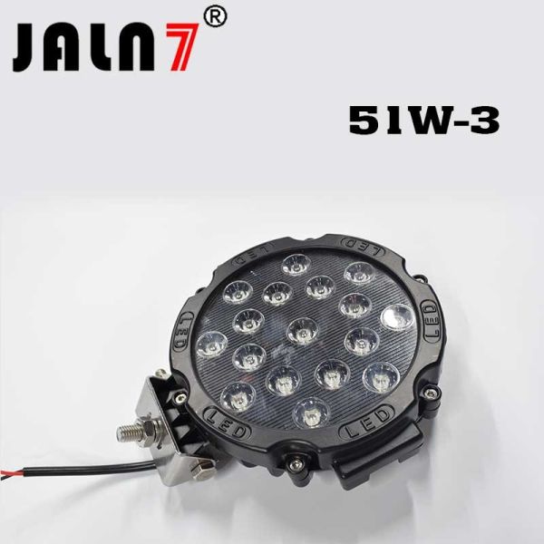 Led Work Light JALN7 51W Car Driving Lights Fog Light Off Road Lamp Car Boat Truck SUV JEEP ATV Led Light