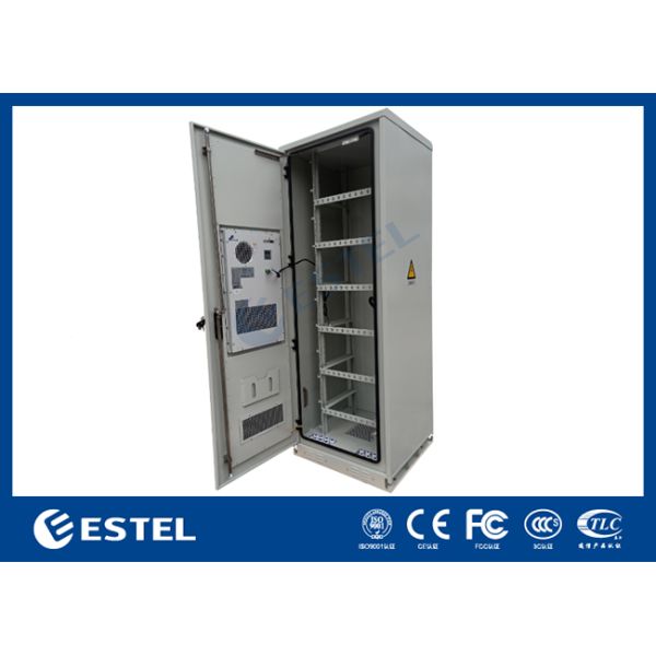 Cabinet de telecomunicaciones al aire libre 45U con PDU de alta eficiencia de gestión de energía para telecomunicaciones
