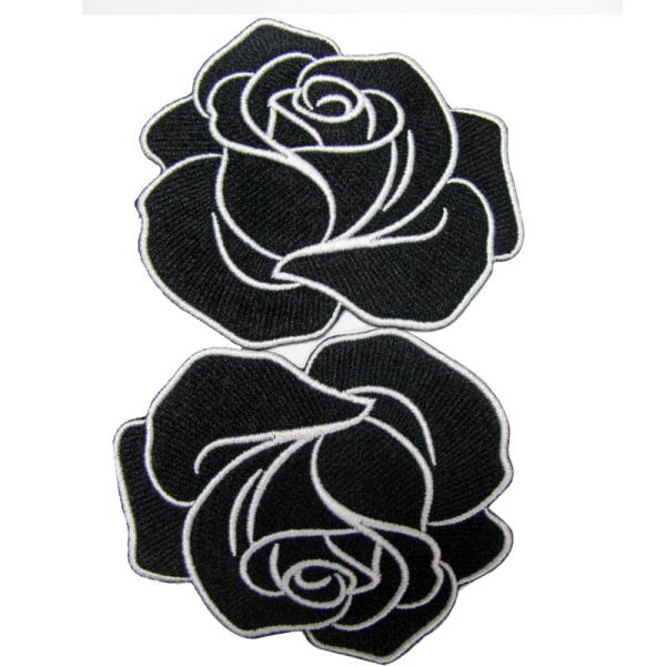 Twill Fabric Heat Cut Border Clothing Embroidery Patches