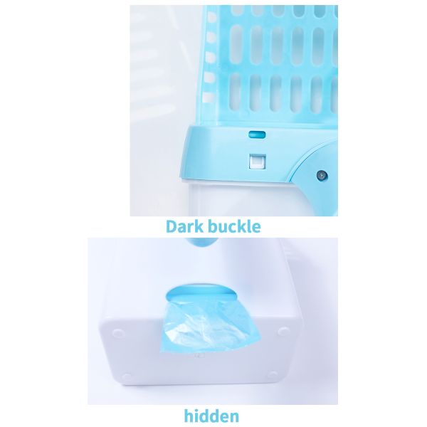 Espada de caja de basura de gatos verde y sostenible ABS Espada de basura de gatos fácil