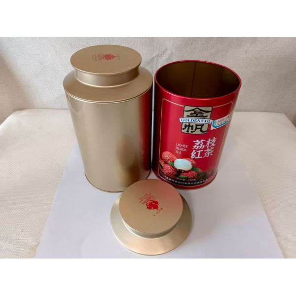 Loose Leaf Tea Tin Cans Coffee Metal Canisters Inner Lids Tea Packaging Tins