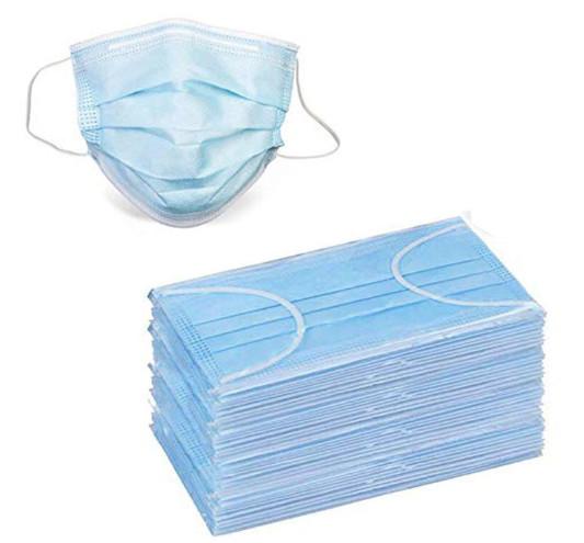 Non Woven Disposable Mouth Mask , Disposable Non Woven Face Mask Anti Bacterial