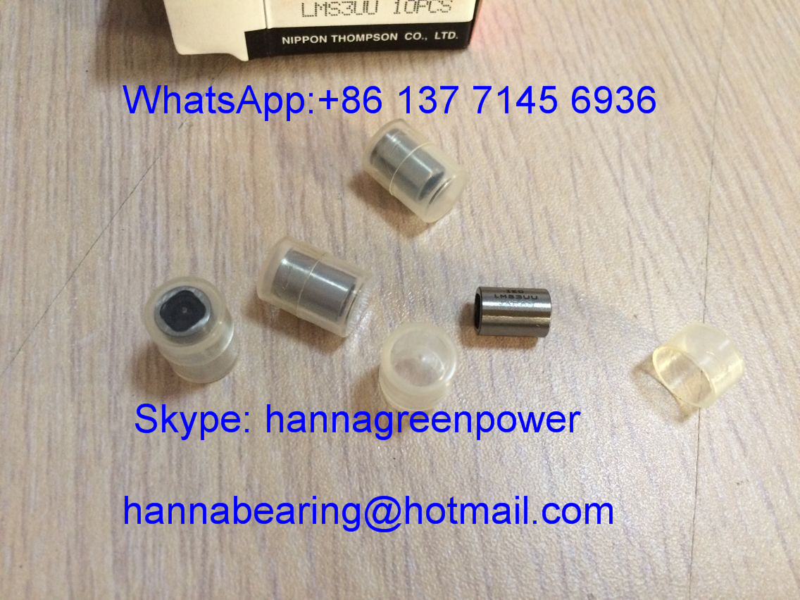 LMS3UU Линейный корпус IKO LMS3 Линейный шаровой подшипник LM3UU 3x7x10 мм