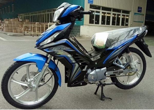 GR110-E11 BLUE 110cc Cub Motorcycle Riders 1250mm Wheelbase 4.6 kw