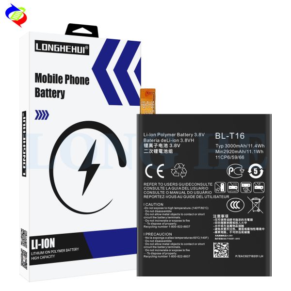 BL-T16 Batería de litio de polímero 2920MAH 3.8V para LG H950 H955 H959 LS996 US995 teléfono móvil
