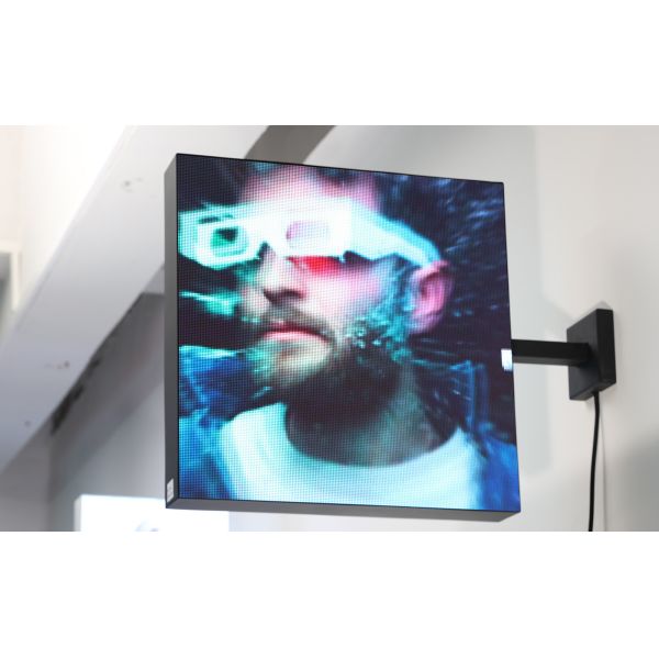 384*384mm Double Sided Indoor Outdoor LED Sign Premium Display For Shopping Mall Restaurant A001
