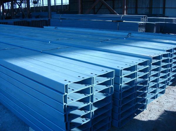 Purlinss e Girts de aço galvanizados para construções industriais, garagens, varandas