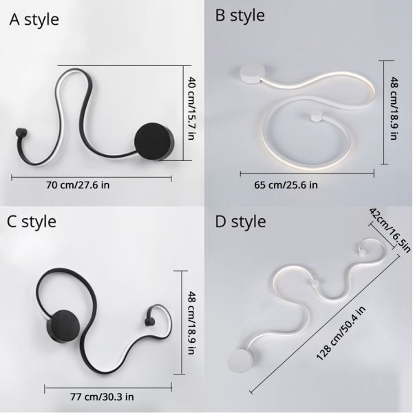 Retro Wall Lamps Bedroom Study Living Balcony Acrylic Lights Home Deco In White Black Iron Sconce Led Lights (WH-VR-11)